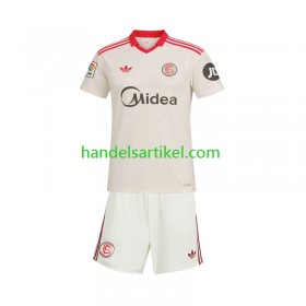 FC Sevilla Retro Kinder Heim Trikotsatz 2025/26 Kurzarm